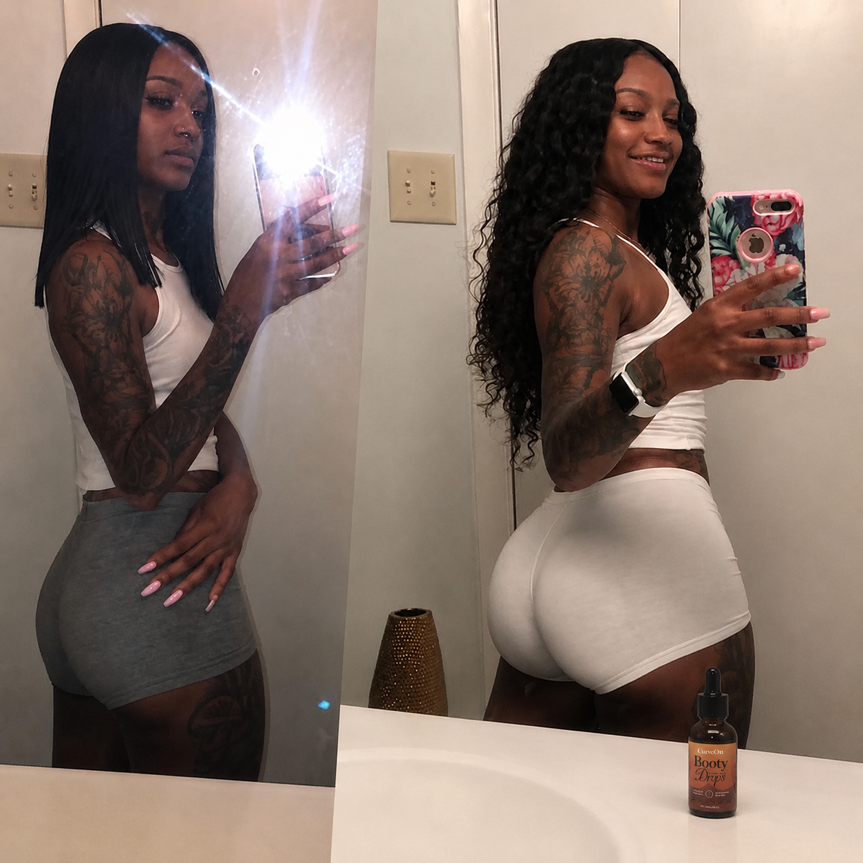 CurveOn before and after results