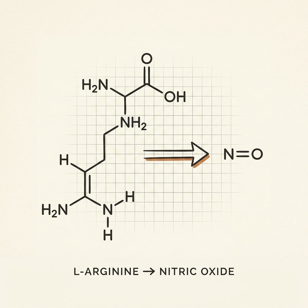 CurveOn ingredient: L-Arginine molecular diagram